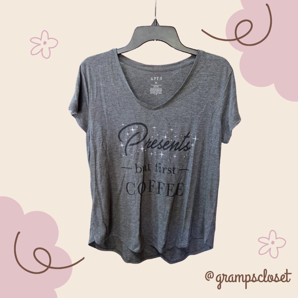 *Presents* But First Coffee Tee